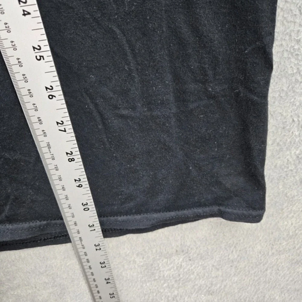 Wu Tang Men Shirt XXL Black On‎ Fire Flame Logo Graphic Short Sleeve